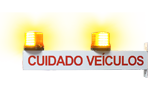 Sinalizador de Garagem base em Perfil de Alumínio